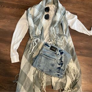 Open Front Cardigan Vest